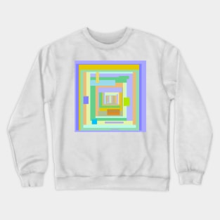 Cabana, summer colors, geometric graphic design Crewneck Sweatshirt